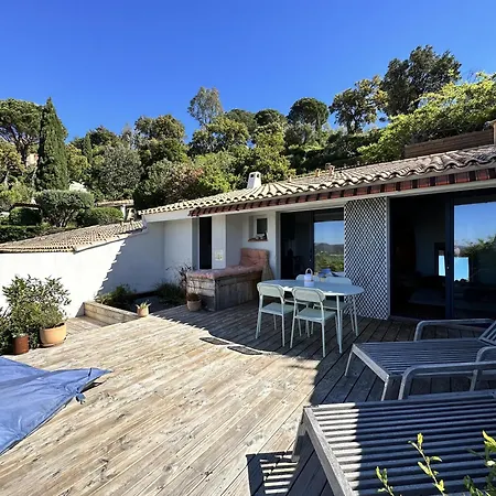 Villa Mazet Cezar, Climatise Pour 4 Personnes, Avec Piscine Collective A *
