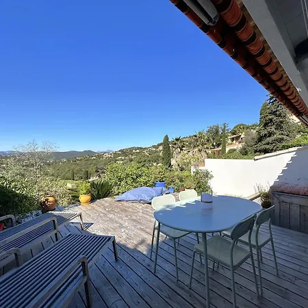 Mazet Cezar, Climatise Pour 4 Personnes, Avec Piscine Collective A * La Londe-les-Maures